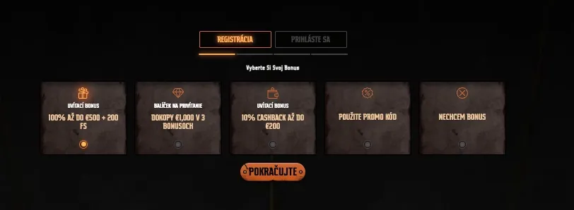 Proces registrácie v Gransino Casino – vyberte si svoj bonus